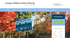 Desktop Screenshot of livinginmillburn-shorthills.com